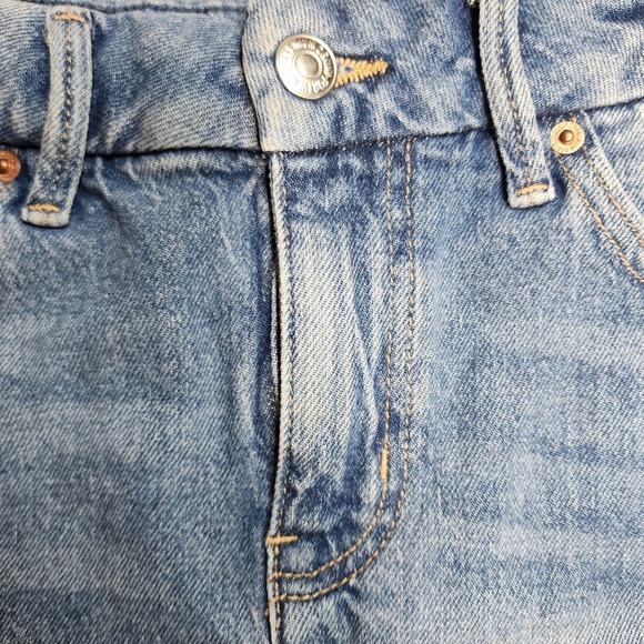 Forever 21 Denim Mini Skirt Womens Size Small Blue Jean Casual Y2K Style Skirt - Picture 4 of 11